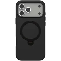 TPU+PC чехол Metal Buttons with MagSafe Colorful HQ Ring для Apple iPhone 17 Pro Max (6.9") Black