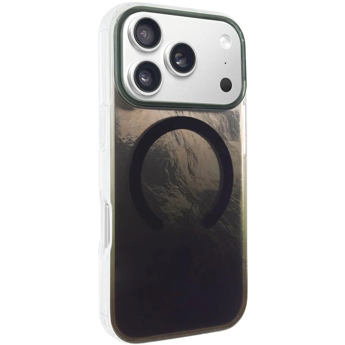 Чехол TPU Shiny Mountain (MagFit) для Apple iPhone 17 Pro Max (6.9") Black