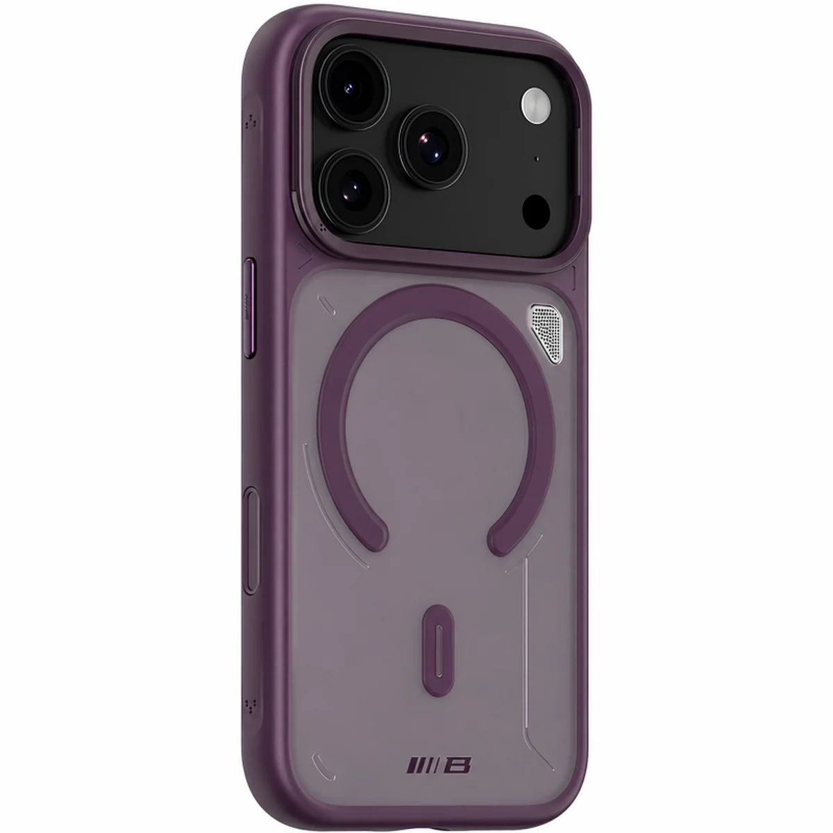 TPU+PC чехол Blueo Frosted Heat Dissip. with MagSafe для Apple iPhone 17 Pro Max / 18 Pro Max (6.9") Бордовый / Deep Cherry