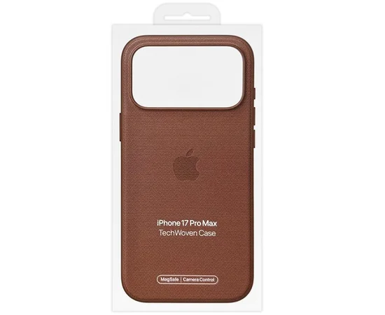 Чехол тканевый TechWoven (AAA) NEW with MagSafe and Animation для Apple iPhone 17 Pro Max (6.9") Sienna