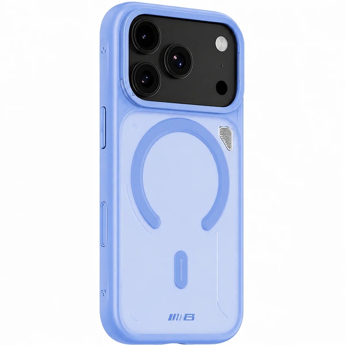 TPU+PC чехол Blueo Frosted Heat Dissip. with MagSafe для Apple iPhone 17 Pro Max / 18 Pro Max (6.9") Голубой / Sky Blue