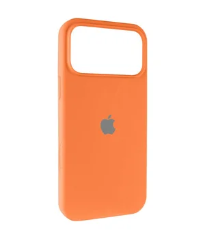 Чехол Silicone Case Full Protective (AA) для Apple iPhone 17 Pro Max (6.9") Оранжевый / Orange