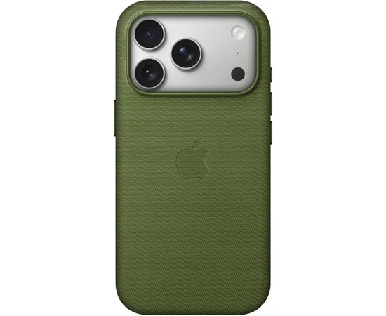 Тканинний чохол TechWoven (AAA) with MagSafe and Animation для Apple iPhone 17 Pro Max (6.9") Green