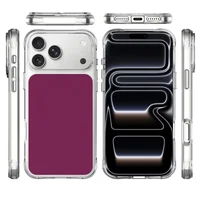 Чехол TPU+PC Space Pure Color with Magnetic Fit для Apple iPhone 17 Pro Max / 18 Pro Max (6.9") Cherry