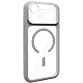 Чехол TPU GETMAN Moon Clear with MagSafe для Apple iPhone 17 Pro Max (6.9") Grey