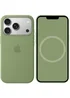Чохол Silicone case (AAA) with Magsafe and Animation для Apple iPhone 17 Pro Max (6.9") Light Moss