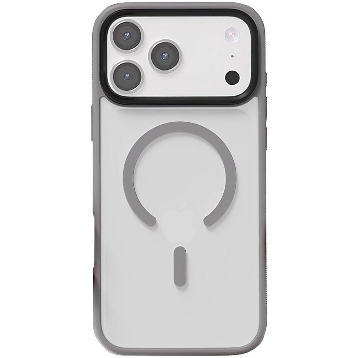 TPU+PC чехол Metal Buttons with MagSafe Colorful для Apple iPhone 17 Pro Max (6.9") Серый / Grey