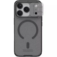 Карбонова накладка Nillkin CamShield Pro Magnetic для Apple iPhone 17 Pro Max (6.9") Transparent black