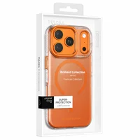 Чехол TPU+PC Puloka Resplendent with Magnetic Fit для Apple iPhone 17 Pro Max / 18 Pro Max (6.9") Orange