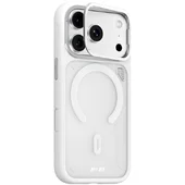 TPU+PC чохол Blueo Frosted Heat Dissipation Stand with MagSafe для Apple iPhone 17 Pro Max (6.9") Білий
