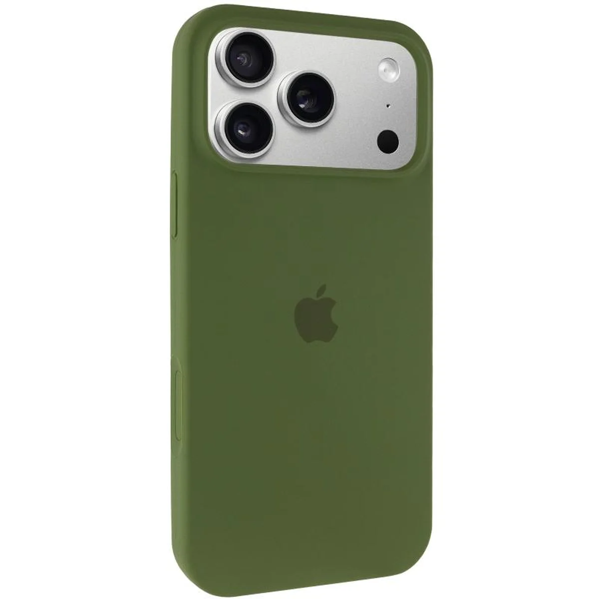 Чехол Silicone Case Full Protective (AA) для Apple iPhone 17 Pro Max (6.9") Зеленый / Dark Olive