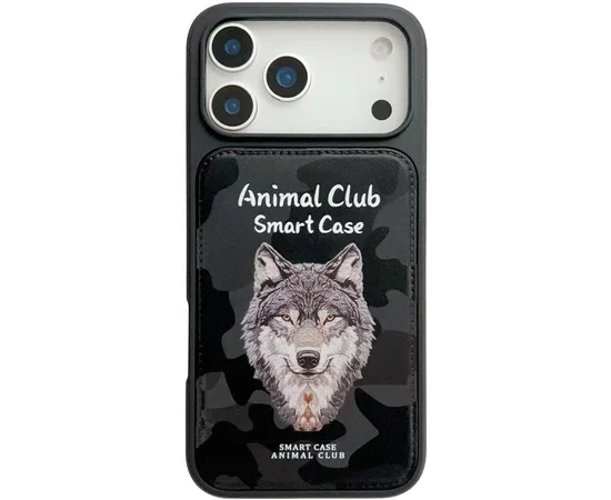 TPU+PC чехол Animal Club для Apple iPhone 17 Pro Max (6.9") Black