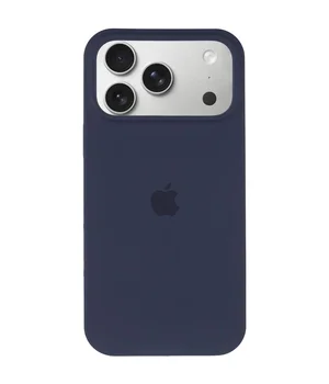 Чехол Silicone Case Full Protective (AA) для Apple iPhone 17 Pro Max (6.9") Темно-синий / Midnight blue