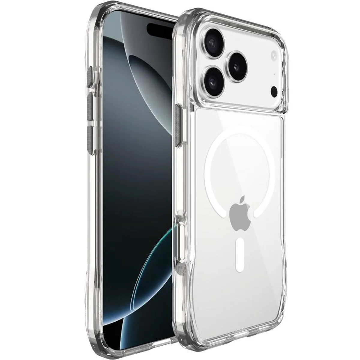 Чехол TPU Space Octagon with MagSafe для Apple iPhone 17 Pro Max (6.9") Clear