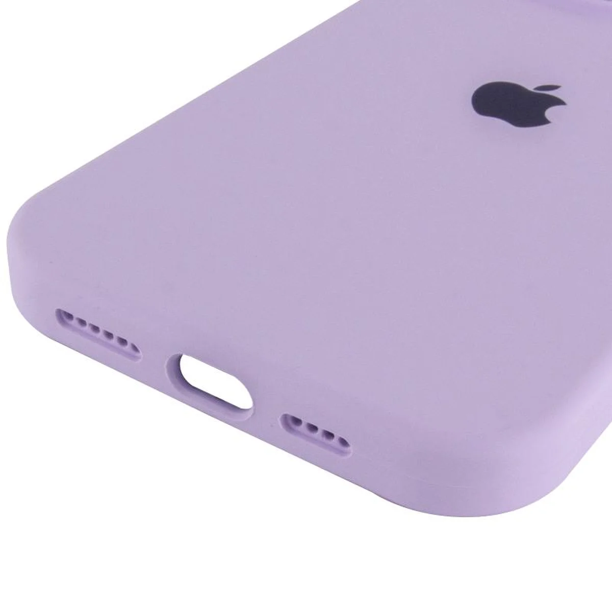Чехол Silicone Case Full Protective (AA) для Apple iPhone 17 Pro Max (6.9") Сиреневый / Lilac