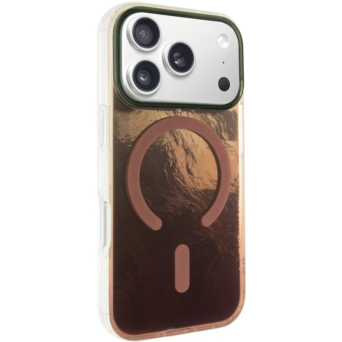 Чехол TPU Shiny Mountain (MagFit) для Apple iPhone 17 Pro Max (6.9") Chocolate