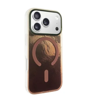 Чохол TPU Shiny Mountain (MagFit) для Apple iPhone 17 Pro Max (6.9") Chocolate