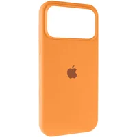 Чехол Silicone Case (AA) Logo with MagSafe для Apple iPhone 17 Pro Max (6.9") Оранжевый / Orange
