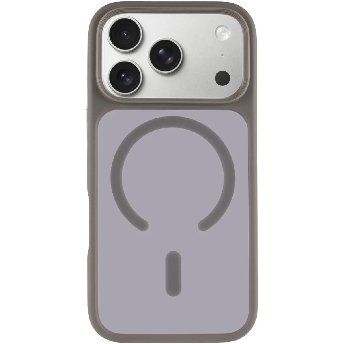 TPU+PC чехол Metal Buttons with Magnetic Fit для Apple iPhone 18 Pro Max / 17 Pro Max (6.9") Серый / Grey