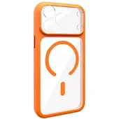 Чехол TPU GETMAN Moon Clear with MagSafe для Apple iPhone 17 Pro Max (6.9") Orange