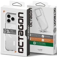 Чехол TPU Space Octagon with MagSafe для Apple iPhone 17 Pro Max (6.9") Clear