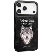 TPU+PC чохол Animal Club для Apple iPhone 17 Pro Max (6.9") Black