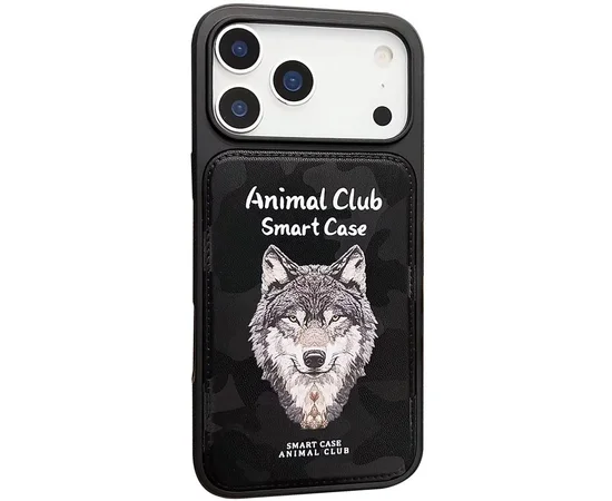TPU+PC чехол Animal Club для Apple iPhone 17 Pro Max (6.9") Black