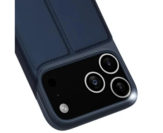 Чехол-книжка Dux Ducis с карманом для визиток для Apple iPhone 17 Pro Max (6.9") Синий