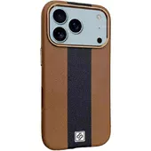 Кожаный чехол Rally with MagSafe для Apple iPhone 17 Pro Max (6.9") Brown / Black