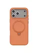 TPU+PC чехол Metal Buttons with MagSafe Colorful HQ Ring для Apple iPhone 17 Pro Max (6.9") Orange