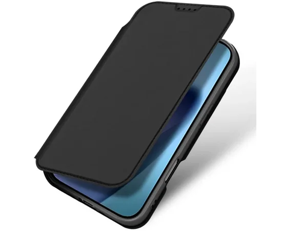 Чехол-книжка Dux Ducis с карманом для визиток для Apple iPhone 17 Pro Max (6.9") Черный