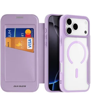 Чехол-книжка Dux Ducis Skin X Pro with MagSafe для Apple iPhone 17 Pro Max (6.9") Purple