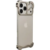 Чехол Minimalist Metal Bumper для Apple iPhone 17 Pro Max (6.9") Titanium Gray