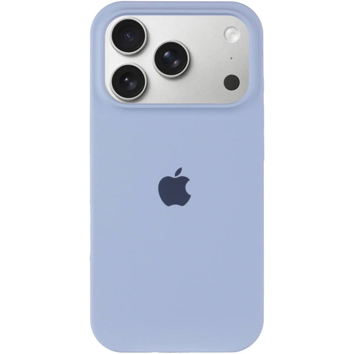Чохол Silicone Case (AA) Logo with MagSafe для Apple iPhone 17 Pro Max (6.9") Блакитний / Lilac Blue