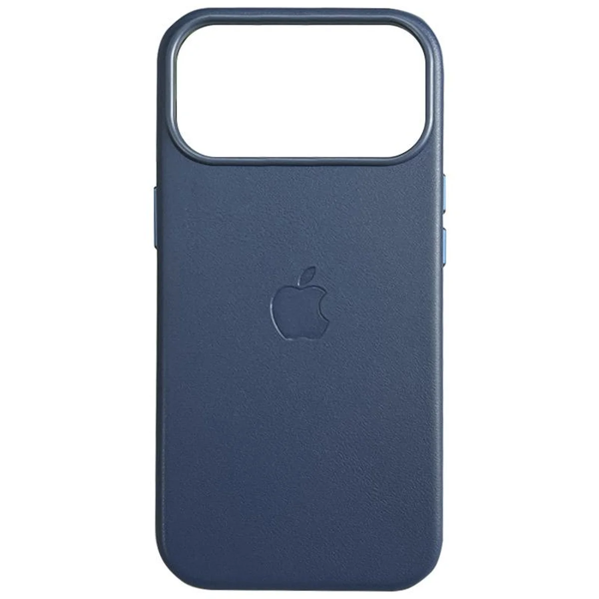 Кожаный чехол Leather Case (AAA) with MagSafe and Animation для Apple iPhone 17 Pro Max (6.9") Blue