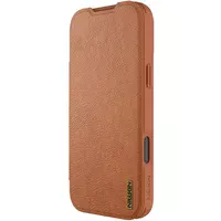 Шкіряний чохол-книжка Nillkin Qin Pro Camshield для Apple iPhone 17 Pro Max (6.9") Brown