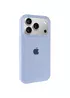 Чохол Silicone Case (AA) Logo with MagSafe для Apple iPhone 17 Pro Max (6.9") Блакитний / Lilac Blue