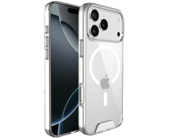 Чехол TPU Space Case with MagSafe для Apple iPhone 17 Pro Max (6.9") Прозрачный