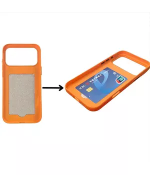 Чехол TPU TechWoven Hybrid with MagSafe для Apple iPhone 17 Pro Max (6.9") Orange / Brown