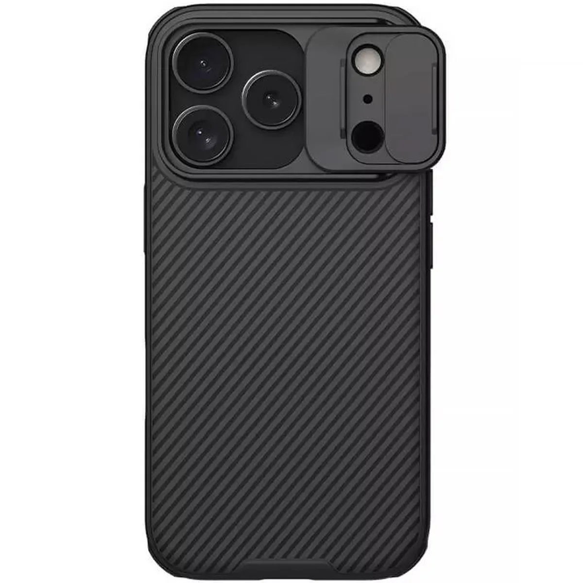 Карбонова накладка Nillkin CamShield Pro Magnetic для Apple iPhone 17 Pro Max (6.9") Black