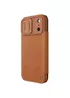 Кожаный чехол-книжка Nillkin Qin Pro Camshield для Apple iPhone 17 Pro Max (6.9") Brown
