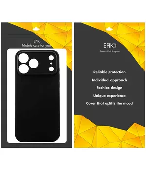 Чохол TPU Epik Black Full Camera для Apple iPhone 17 Pro Max (6.9") Чорний