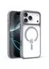 TPU+PC чехол Metal Buttons with MagSafe для Apple iPhone 17 Pro Max (6.9") Серый / Grey
