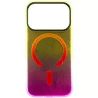 Чохол TPU Shiny Mountain (MagFit) для Apple iPhone 17 Pro Max (6.9") Yellow / Pink