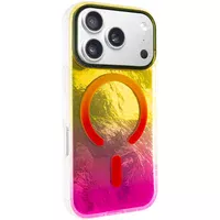 Чохол TPU Shiny Mountain (MagFit) для Apple iPhone 17 Pro Max (6.9") Yellow / Pink