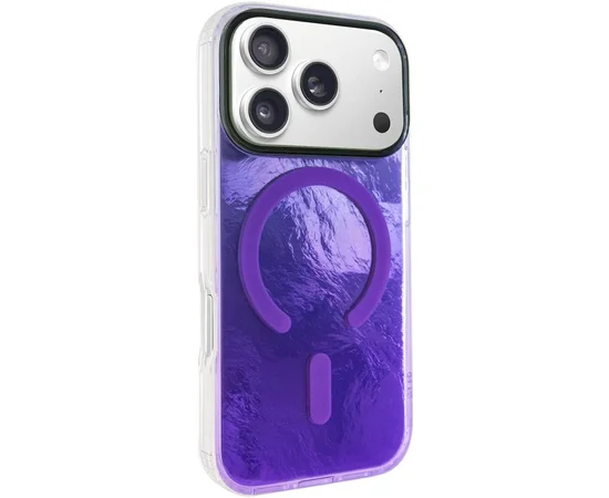 Чехол TPU Shiny Mountain (MagFit) для Apple iPhone 17 Pro Max (6.9") Purple