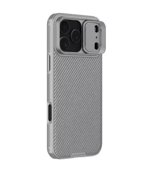 Карбоновая накладка Nillkin CamShield Pro для Apple iPhone 17 Pro Max (6.9") Titanium gray