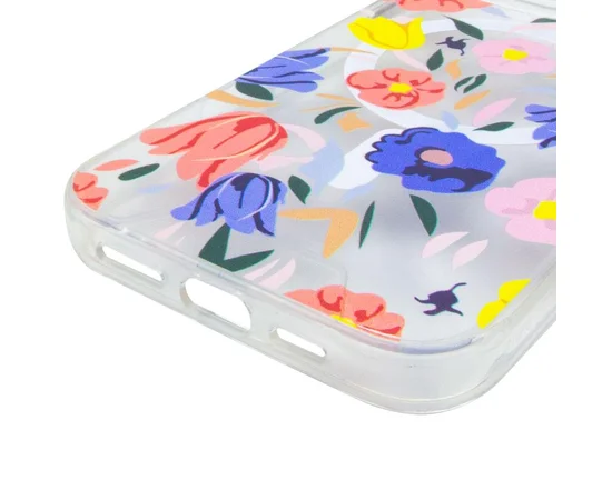 TPU+PC чехол Clear Garden with MagSafe для Apple iPhone 17 Pro Max (6.9") Tropical Art