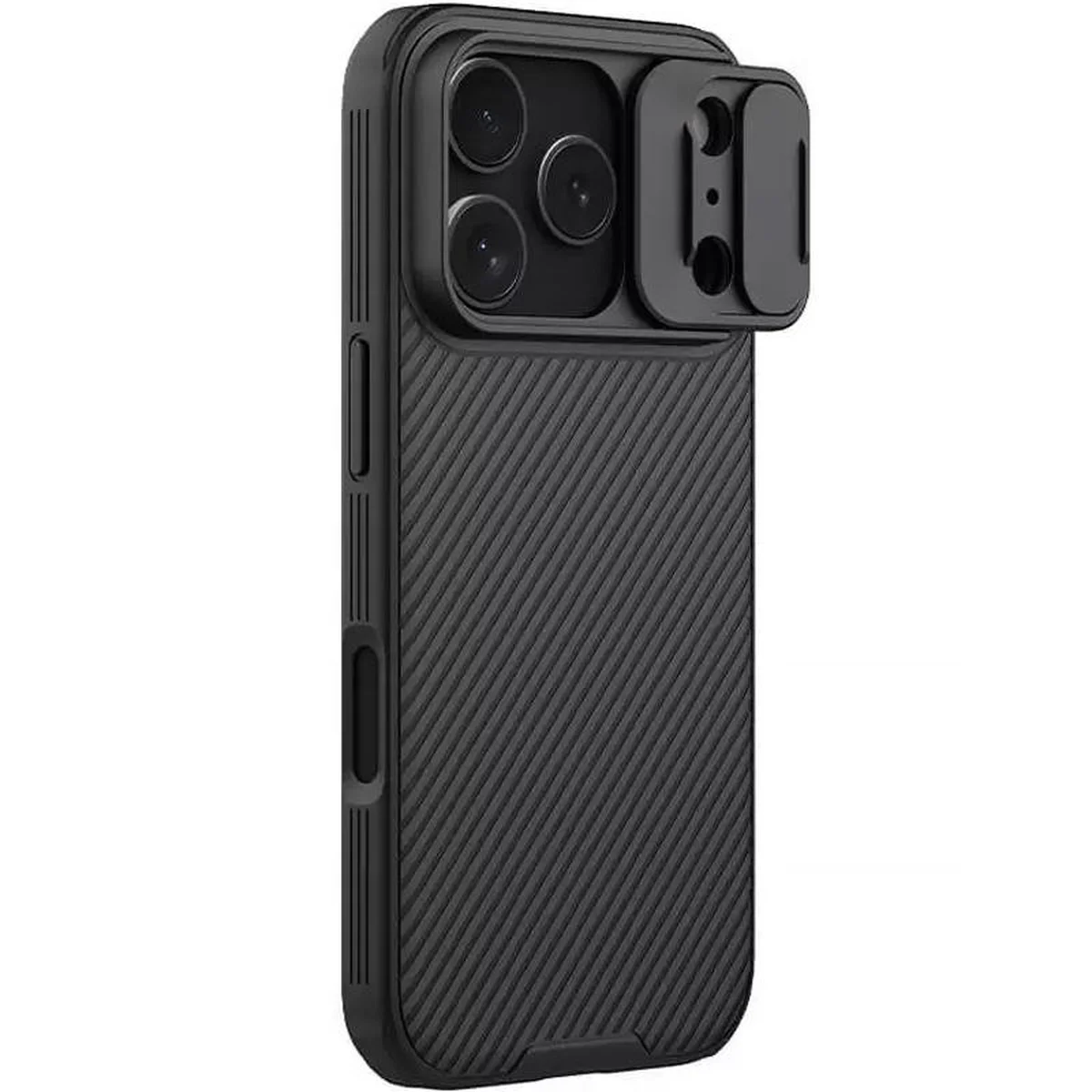 Карбонова накладка Nillkin CamShield Pro Magnetic для Apple iPhone 17 Pro Max (6.9") Black