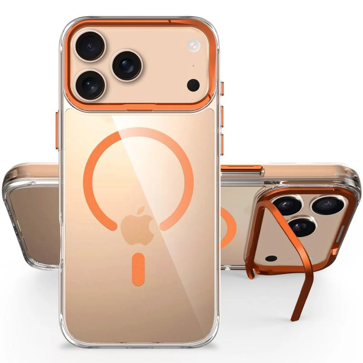 Чохол TPU Space Case Apex with MagSafe для Apple iPhone 17 Pro Max (6.9") Papaya